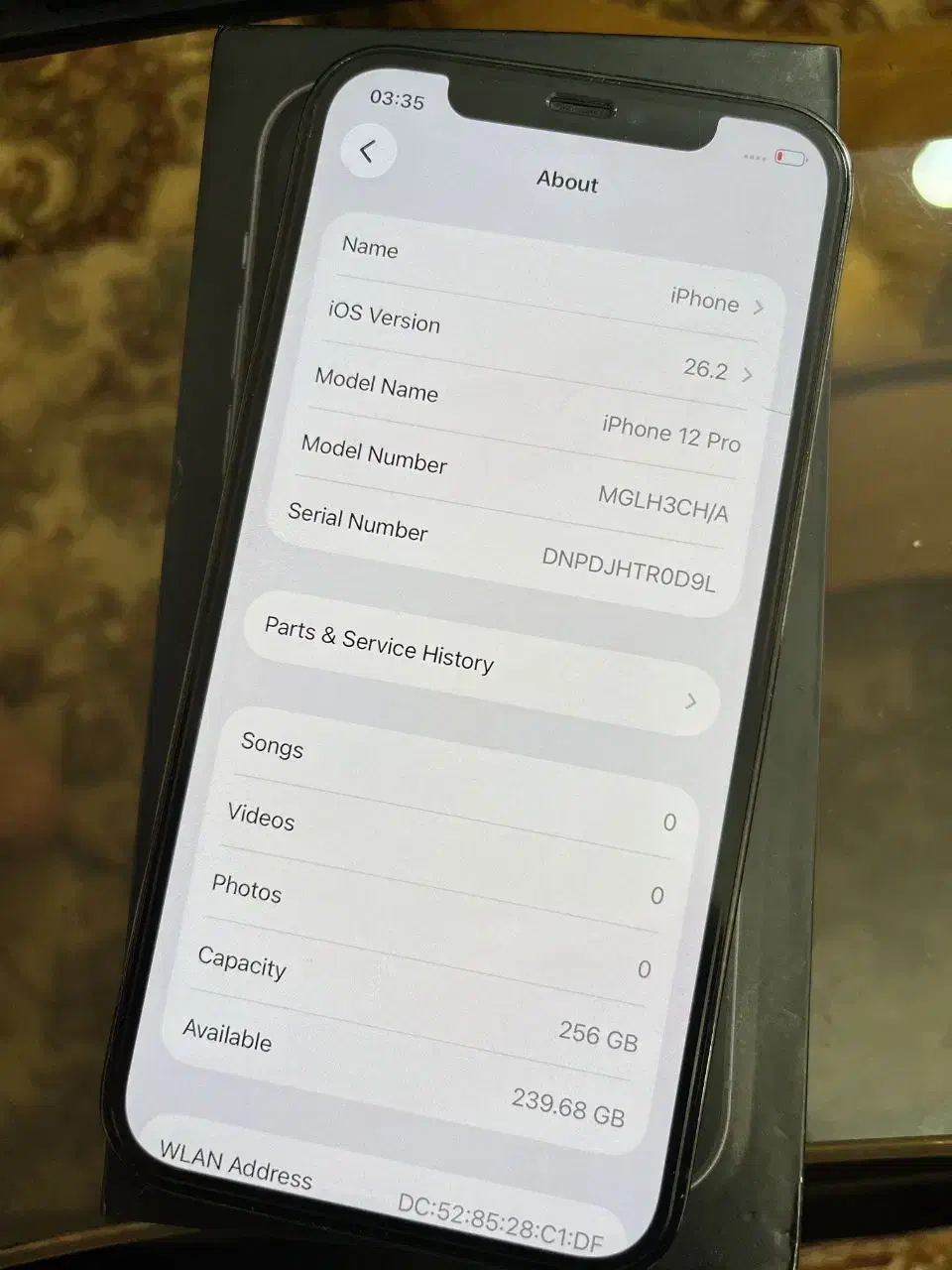 آیفون ۱۲ پرو/۲۵۶|موبایل|مشهد, چهارچشمه|دیوار