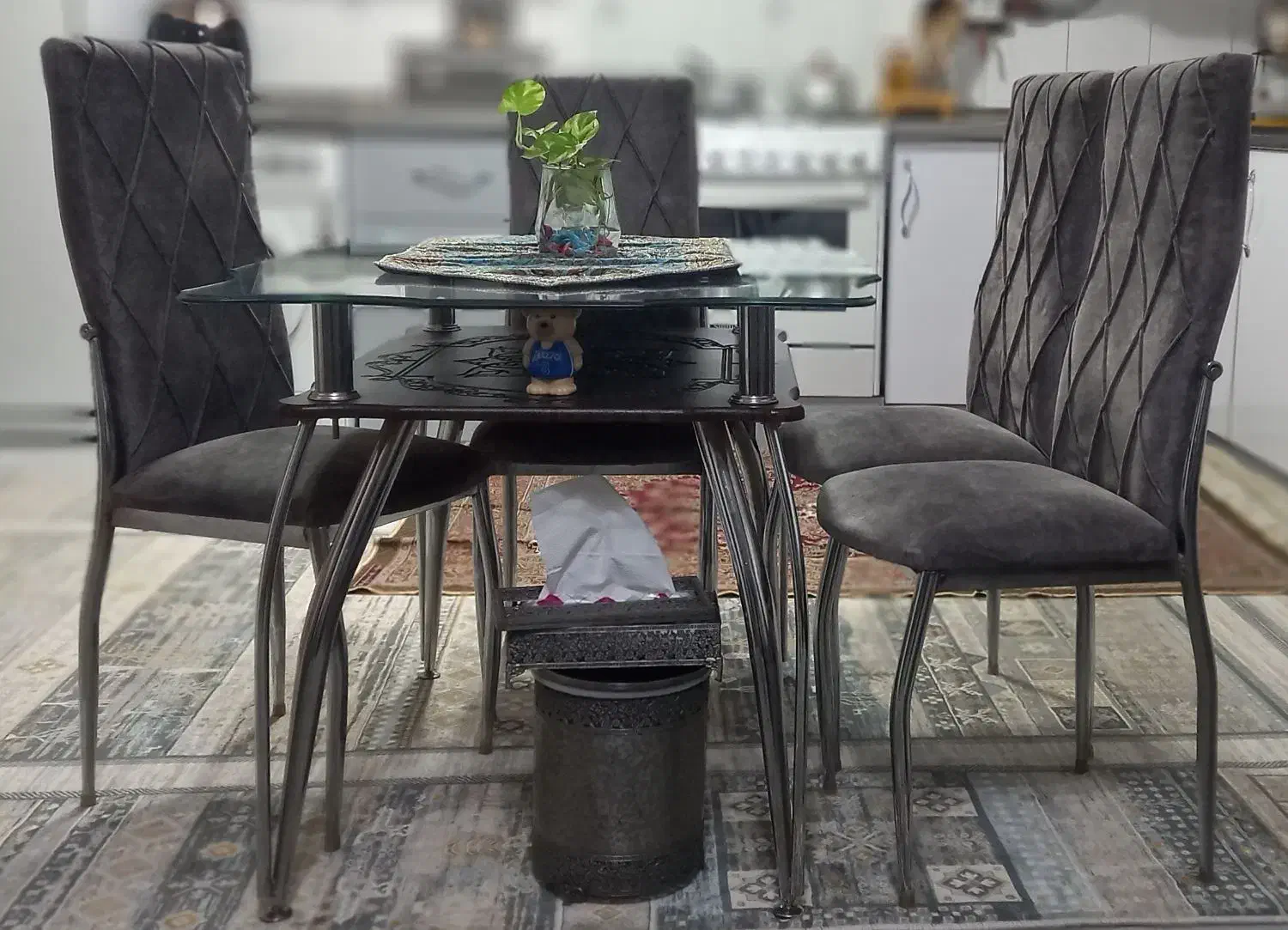 میزناهارخوری استیل|میز و صندلی غذاخوری|اصفهان, شفق|دیوار