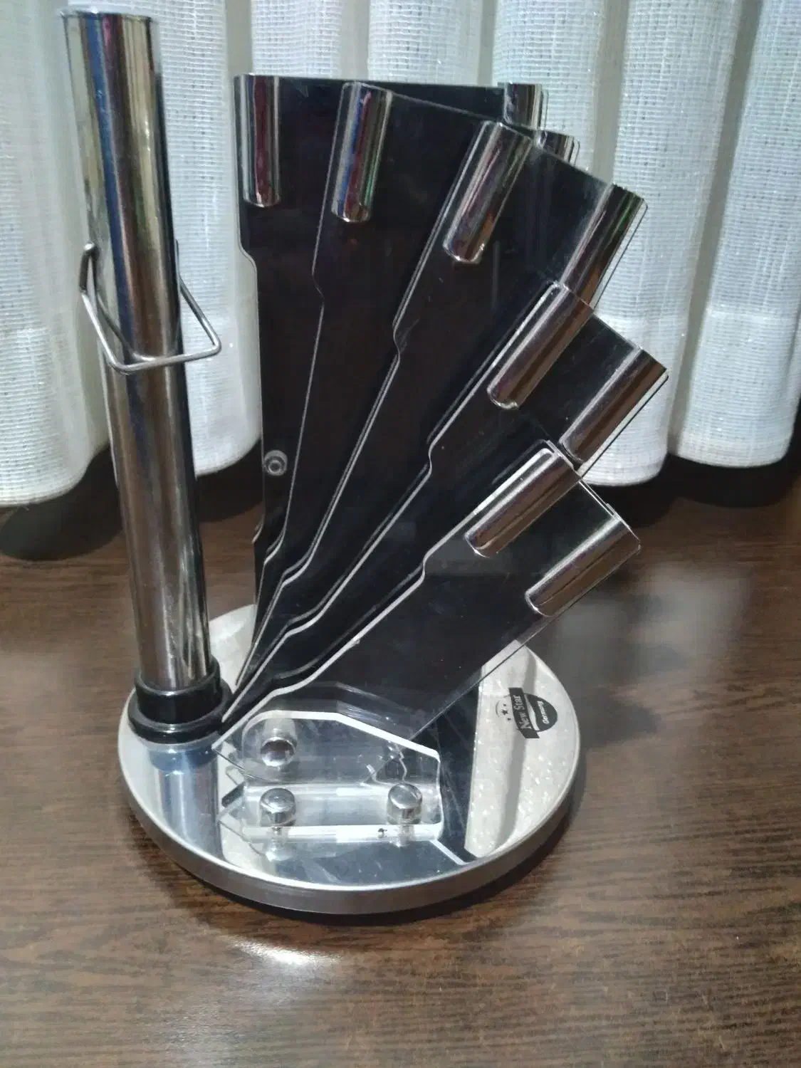 سرویس کفگیر و ملاقه و استند چاقو|ظروف پخت‌وپز|نسیم‌شهر, |دیوار