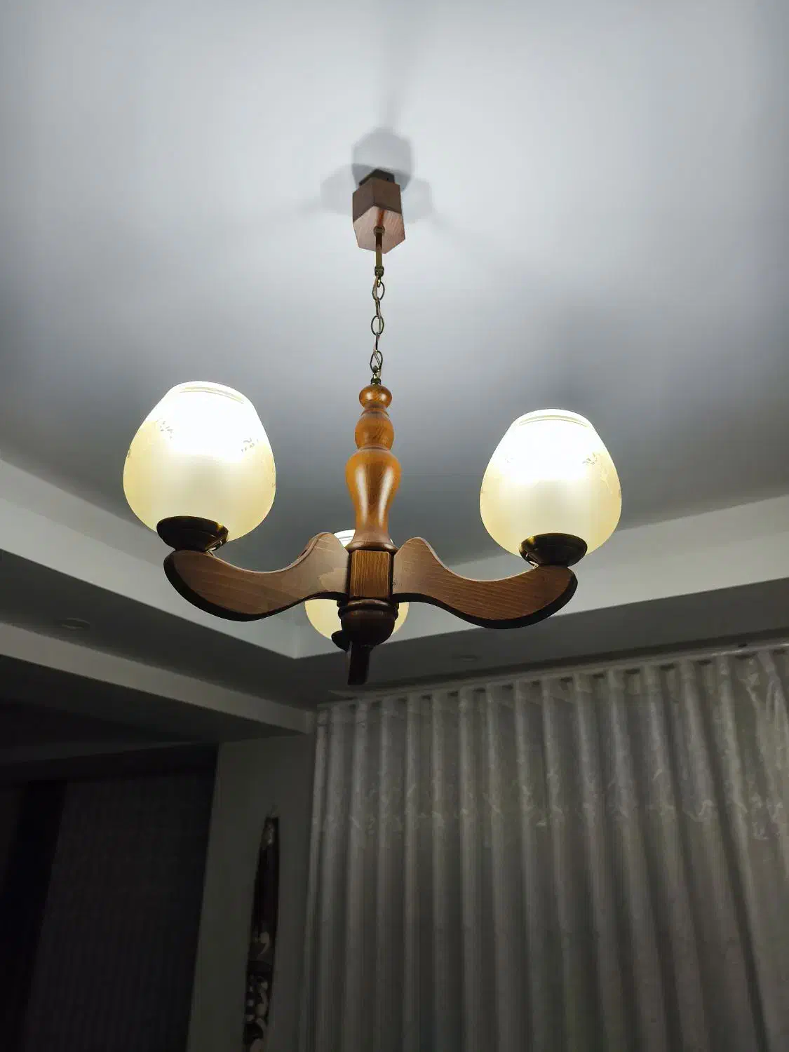 لوستر چوبی|لوستر و چراغ آویز|کرج, فاز ۳ گوهردشت|دیوار