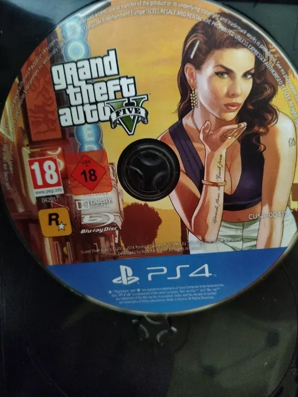 دیسک ps4 gta|کنسول، بازی ویدئویی و آنلاین|مشهد, سرافرازان|دیوار