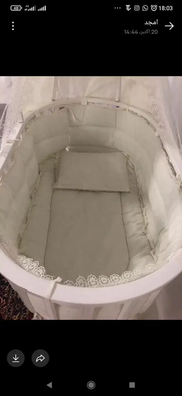 گهواره نوزاد سالم وشیک|اسباب و اثاث بچه|کرمانشاه, |دیوار