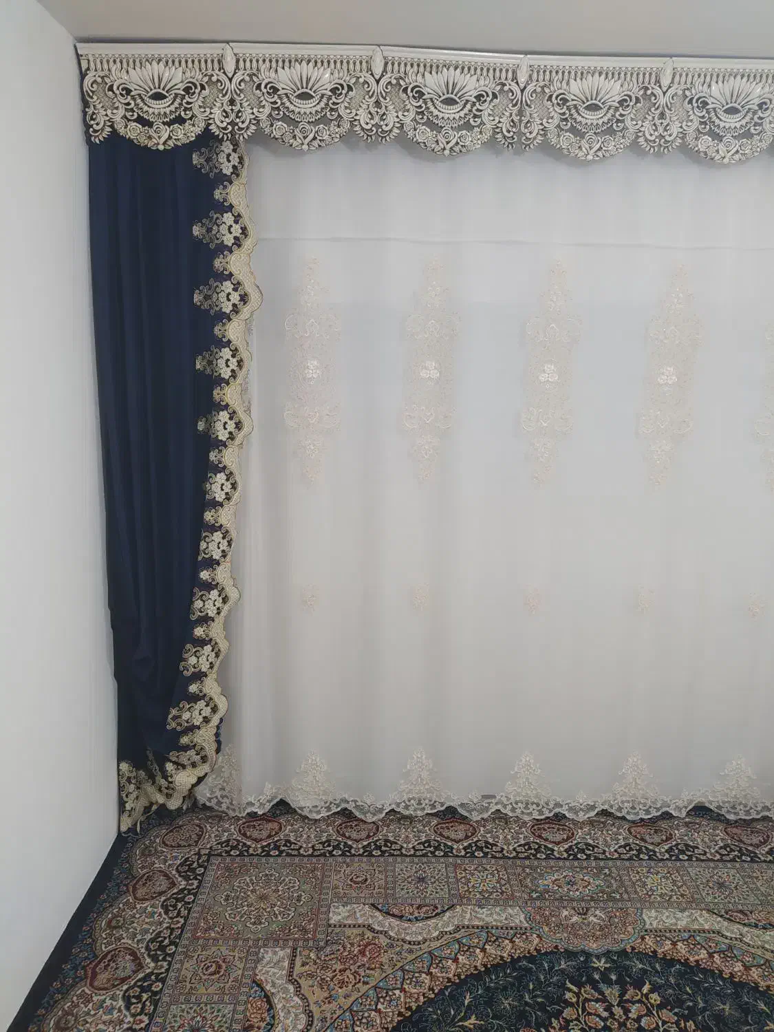 کناره فرش و شال پرده|فرش|سرپل ذهاب, |دیوار