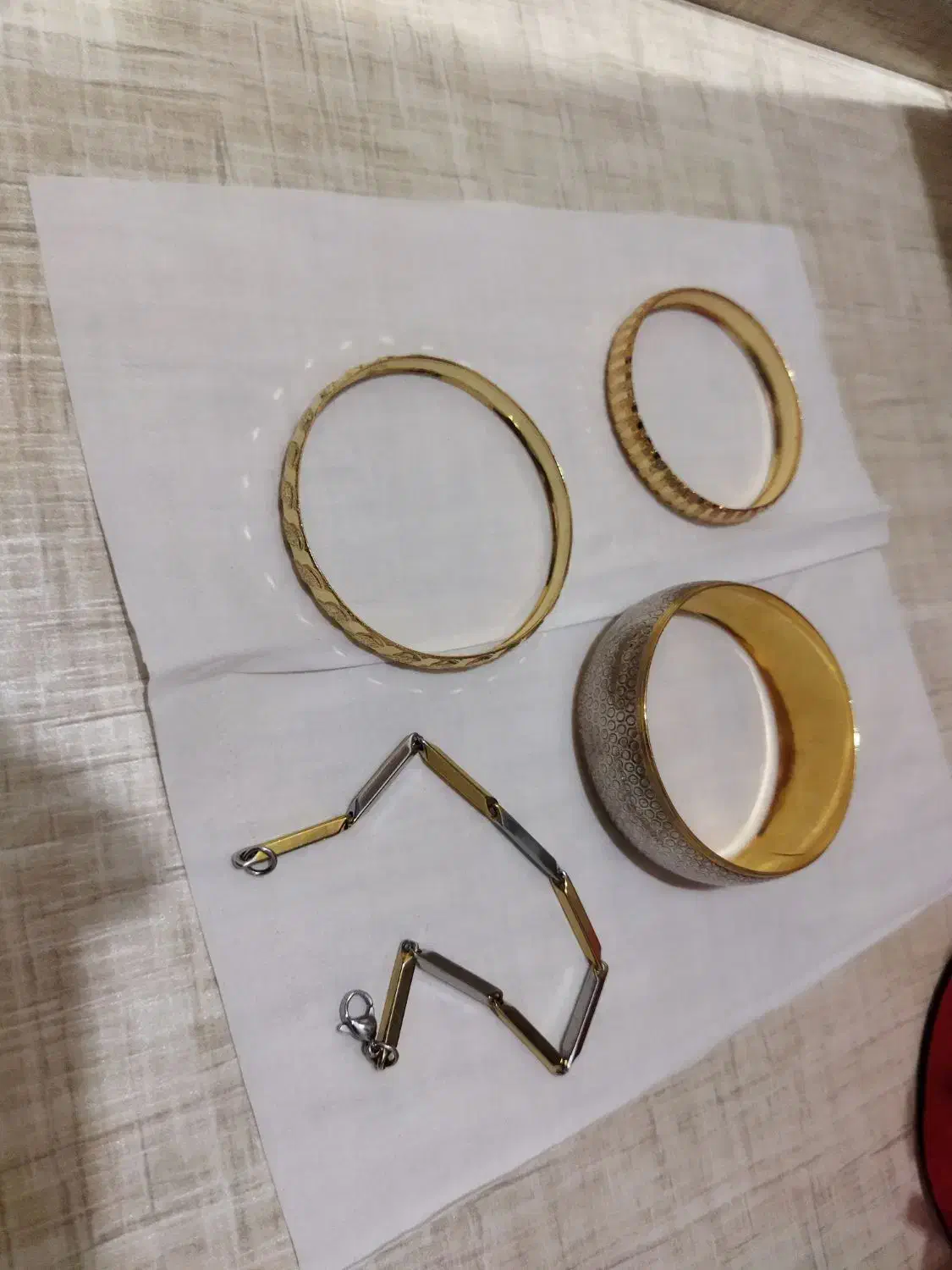 النگو بزرگ دو رنگ سایز ۳|بدلیجات|تبریز, |دیوار