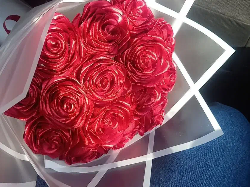 گل روبانی|گل مصنوعی|همدان, |دیوار