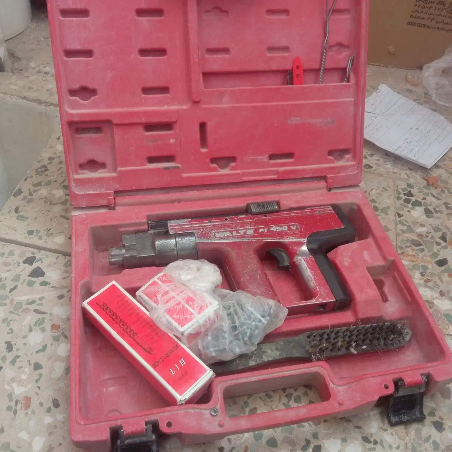 تفنگ میخ کوب بتنی و آهنی|ابزارآلات|سراوان, |دیوار