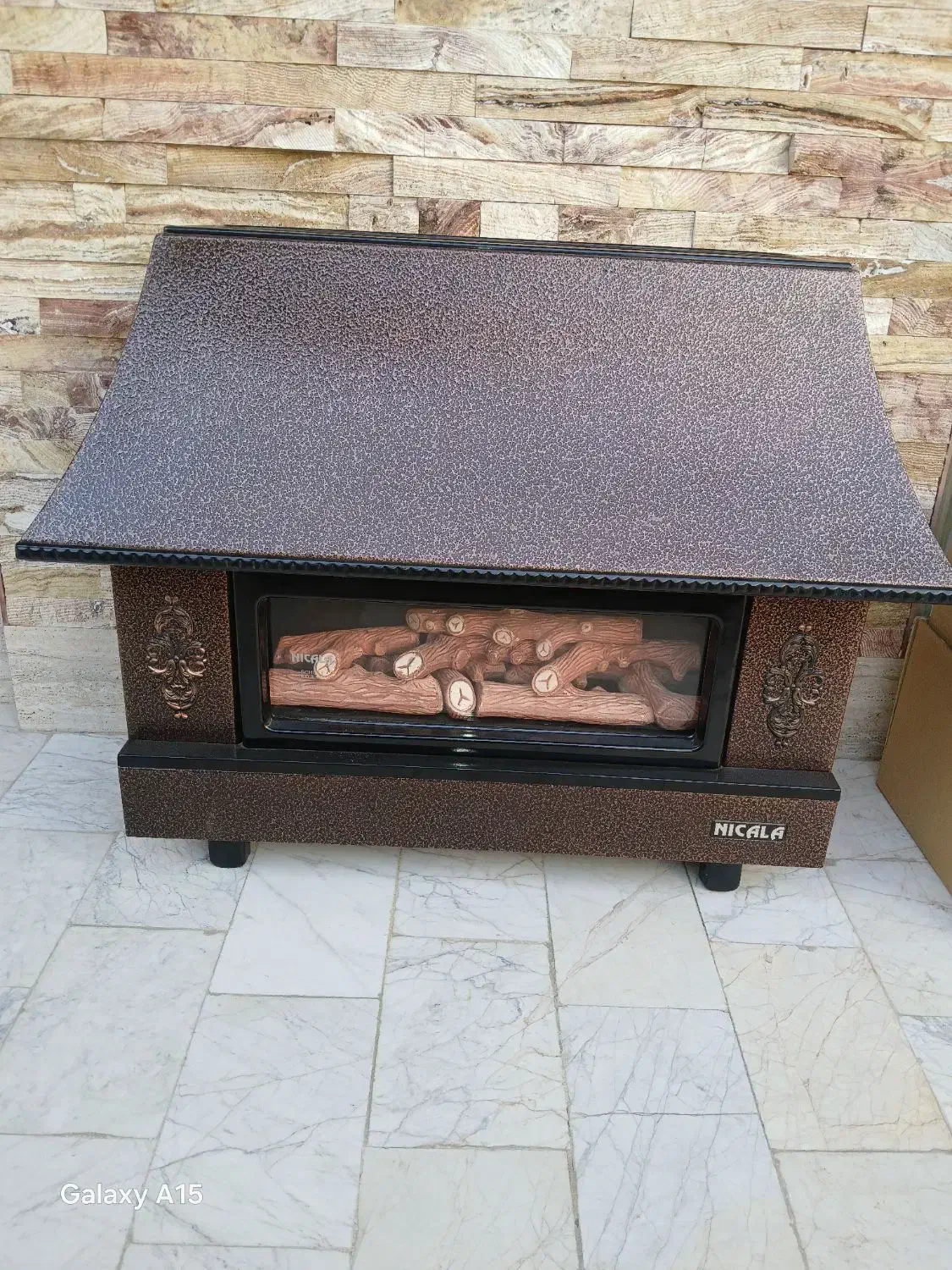 بخاری گازی نیک کالا طرح شومینه MC28000|بخاری، هیتر، شومینه|اندیشه, اندیشه فاز ۵|دیوار