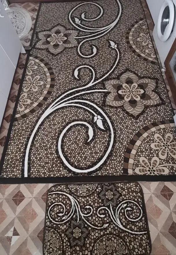 گلیم فرش طرح سنگ همراه با پادری ست|فرش|رباط‌کریم, الارد|دیوار