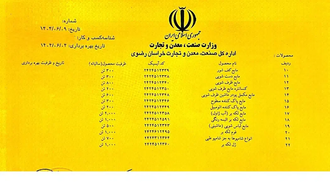 اجاره خطوط کارخانه تولیدی آرایشی بهداشتی فول لوازم|اجارهٔ دفتر صنعتی، کشاورزی، تجاری|مشهد, کوثر|دیوار