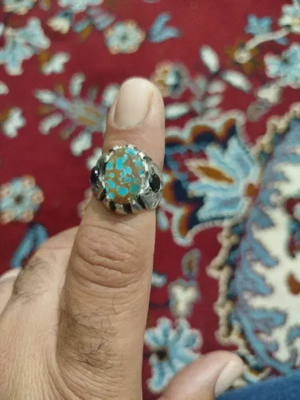 انگشترفیروزه|کلکسیون اشیاء عتیقه|اهواز, بهارستان|دیوار