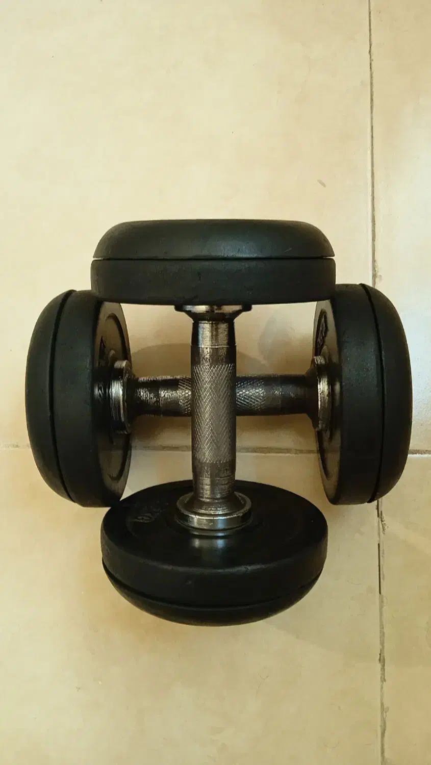 یک جفت دمبل پنج کیلوگرمی|تجهیزات ورزشی|خرمآباد, |دیوار