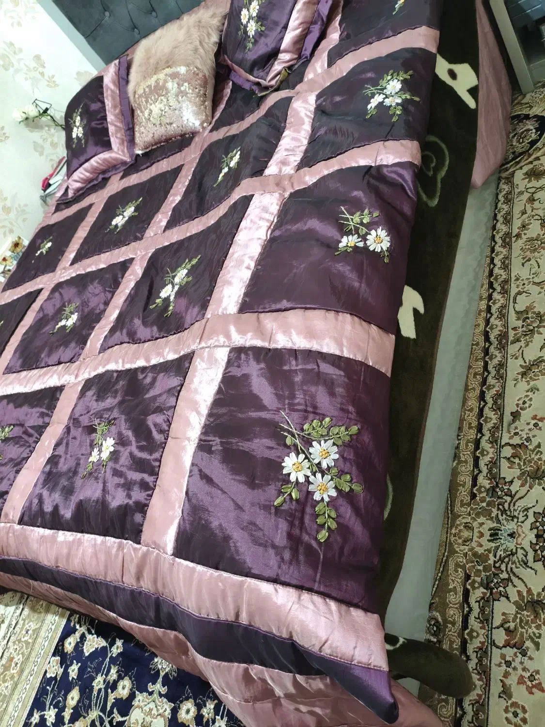 روتختی دونفره نواردوزی شده|سرویس روتختی|کرمانشاه, |دیوار