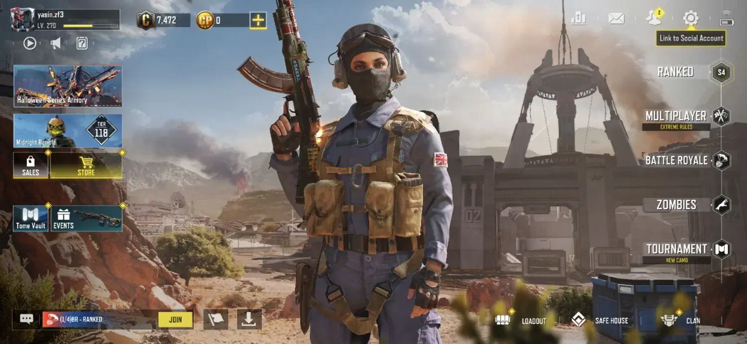 اکانت کالاف لول ۲۷۰ ریجن اروپا|کنسول، بازی ویدئویی و آنلاین|شاهین‌شهر, فردوسی|دیوار