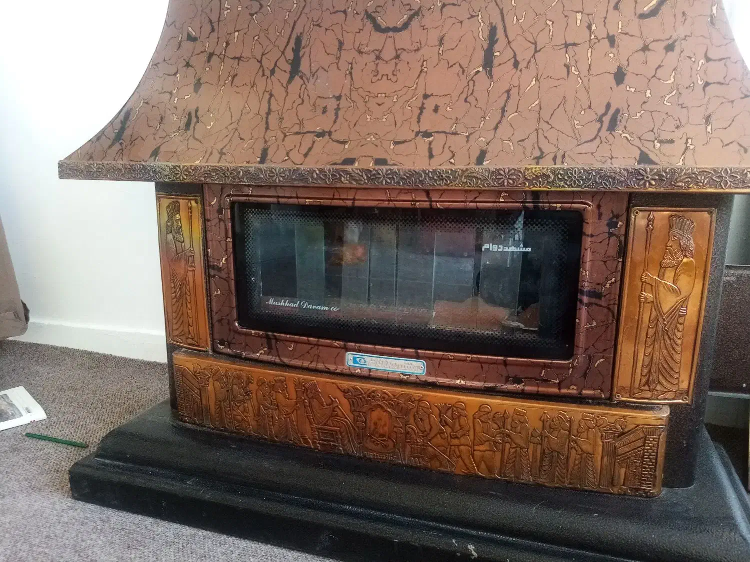 بخاری مشهد دوام اصل|بخاری، هیتر، شومینه|تایباد, |دیوار