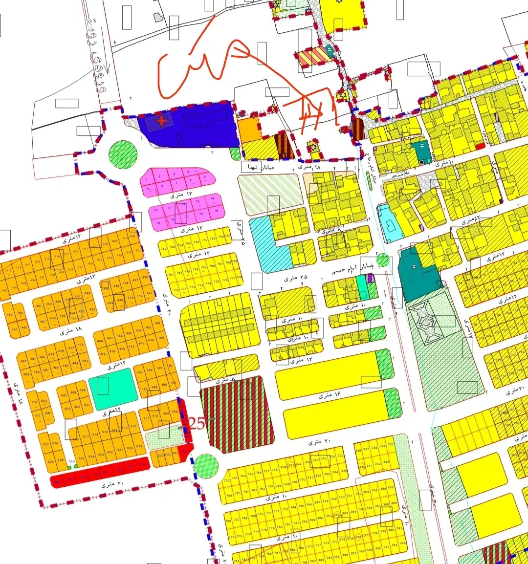 زمین باغ با دیوار قدیمی|فروش دفتر صنعتی، کشاورزی، تجاری|قائن, |دیوار