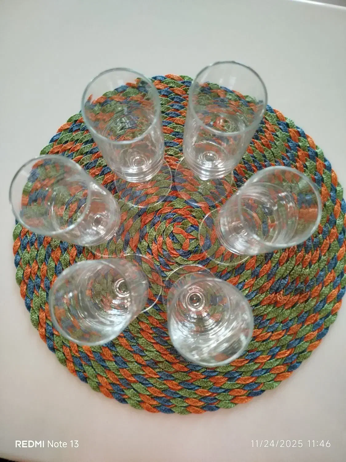 ست ۶ عدد گیلاس بلندوسینی مس قاشق وچنگال|ظروف سرو و پذیرایی|تهران, باغ فیض|دیوار