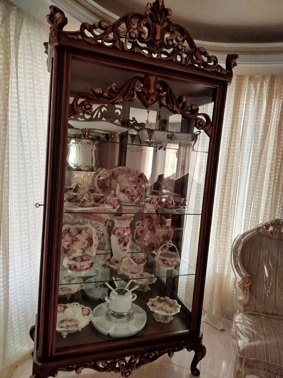 بوفه اصل گردو|بوفه، ویترین، کنسول|تبریز, |دیوار