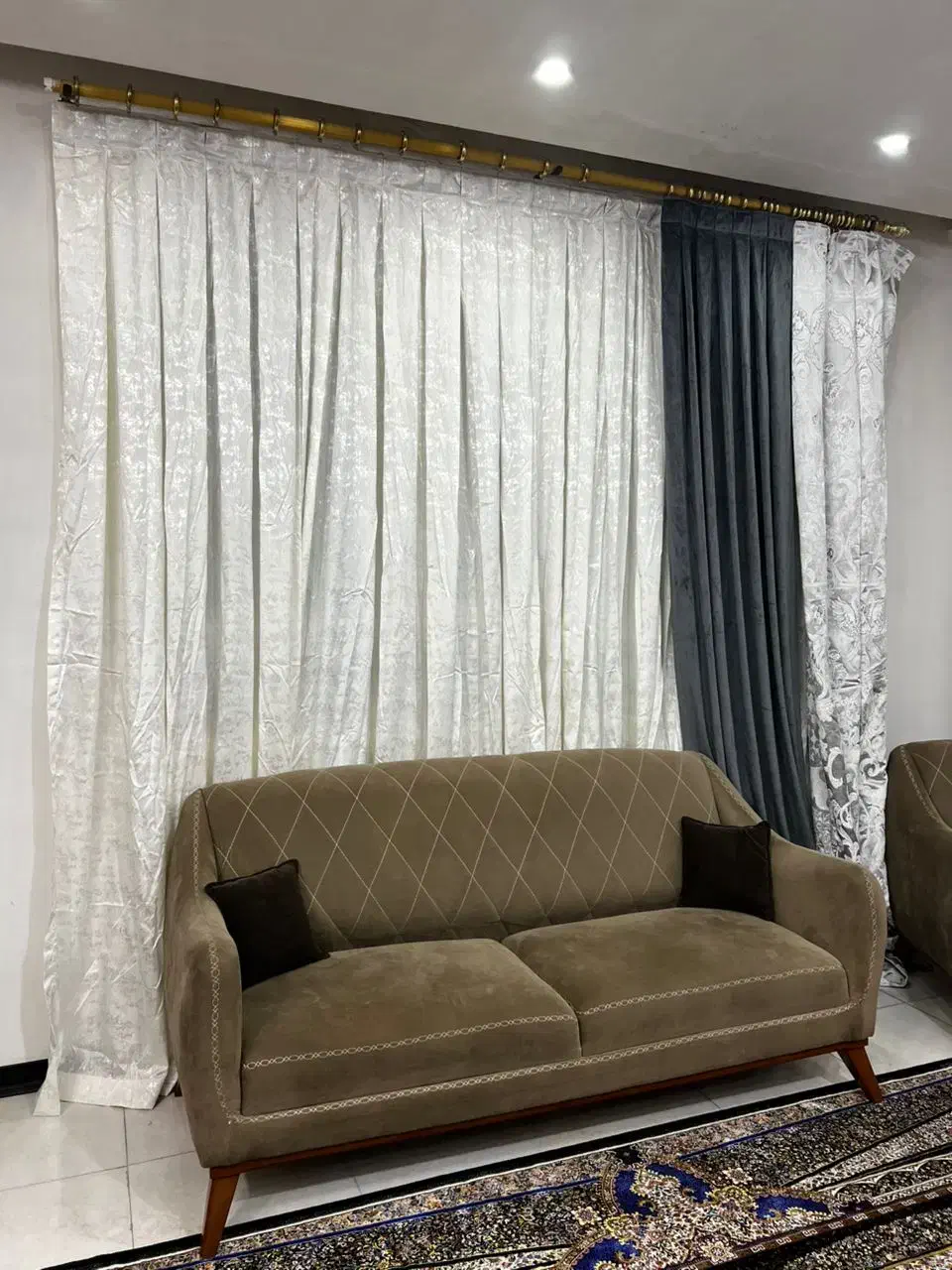 پرده حریر شاین|پرده، رانر، رومیزی|باقرشهر, |دیوار