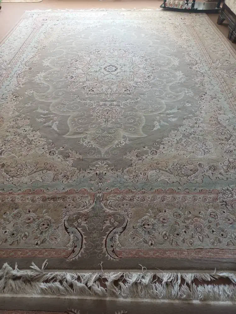 فرش ۱۲ متری گردویی سالم و تمیز|فرش|قهدریجان, |دیوار