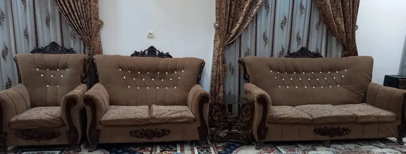 مبل سلطنتی هشت نفره|مبلمان خانگی و میز عسلی|محمودآباد, |دیوار