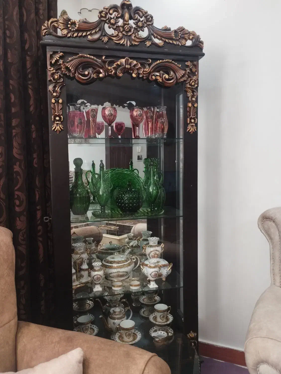 بوفه در حد نو شیک|بوفه، ویترین، کنسول|اقبالیه, |دیوار