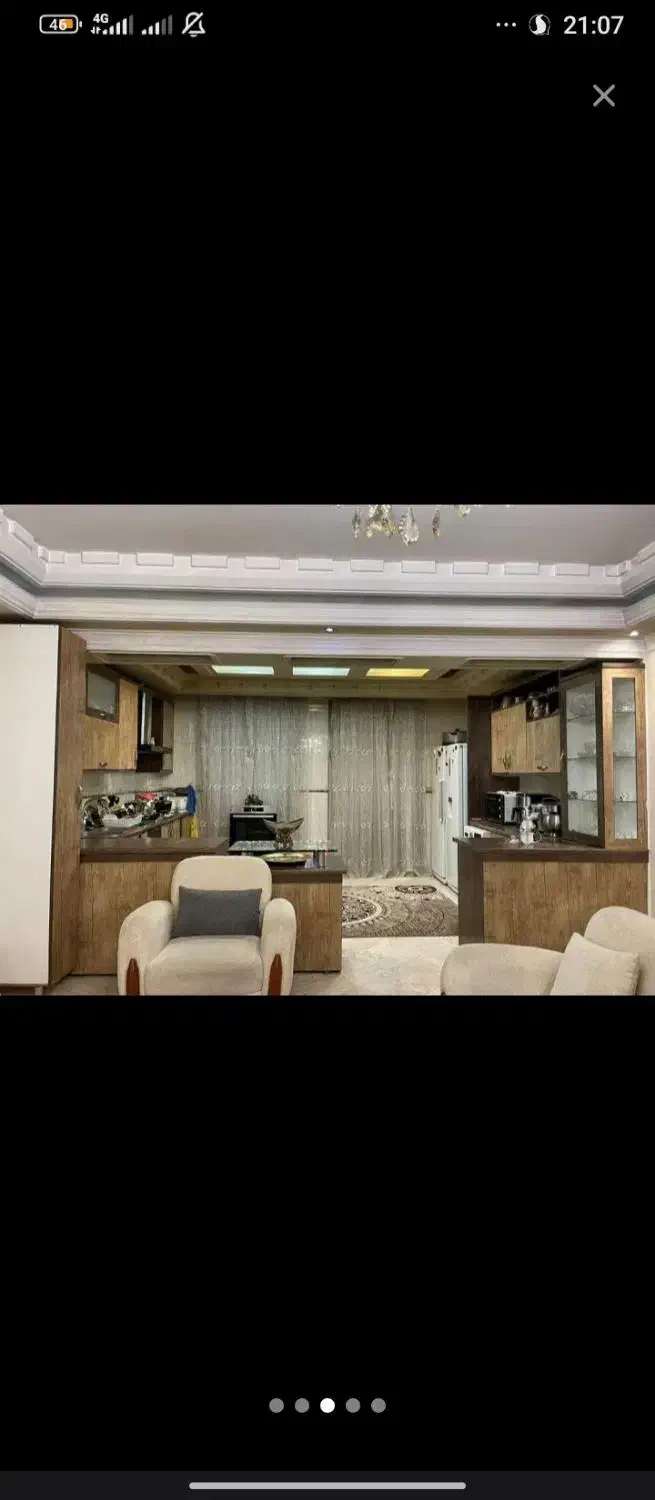 ۱۰۸متر۲خوابه فول بازسازی با پارکینگ و تکواحد ۳سندی