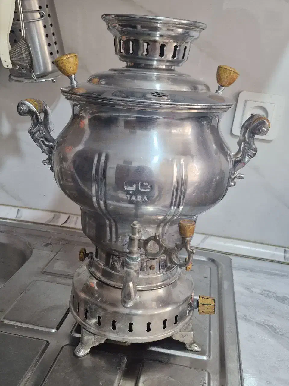 سماور برنجی* تمیز و سالم‌|سماور، چای‌ساز، قهوه‌ساز|مشهد, نوید|دیوار