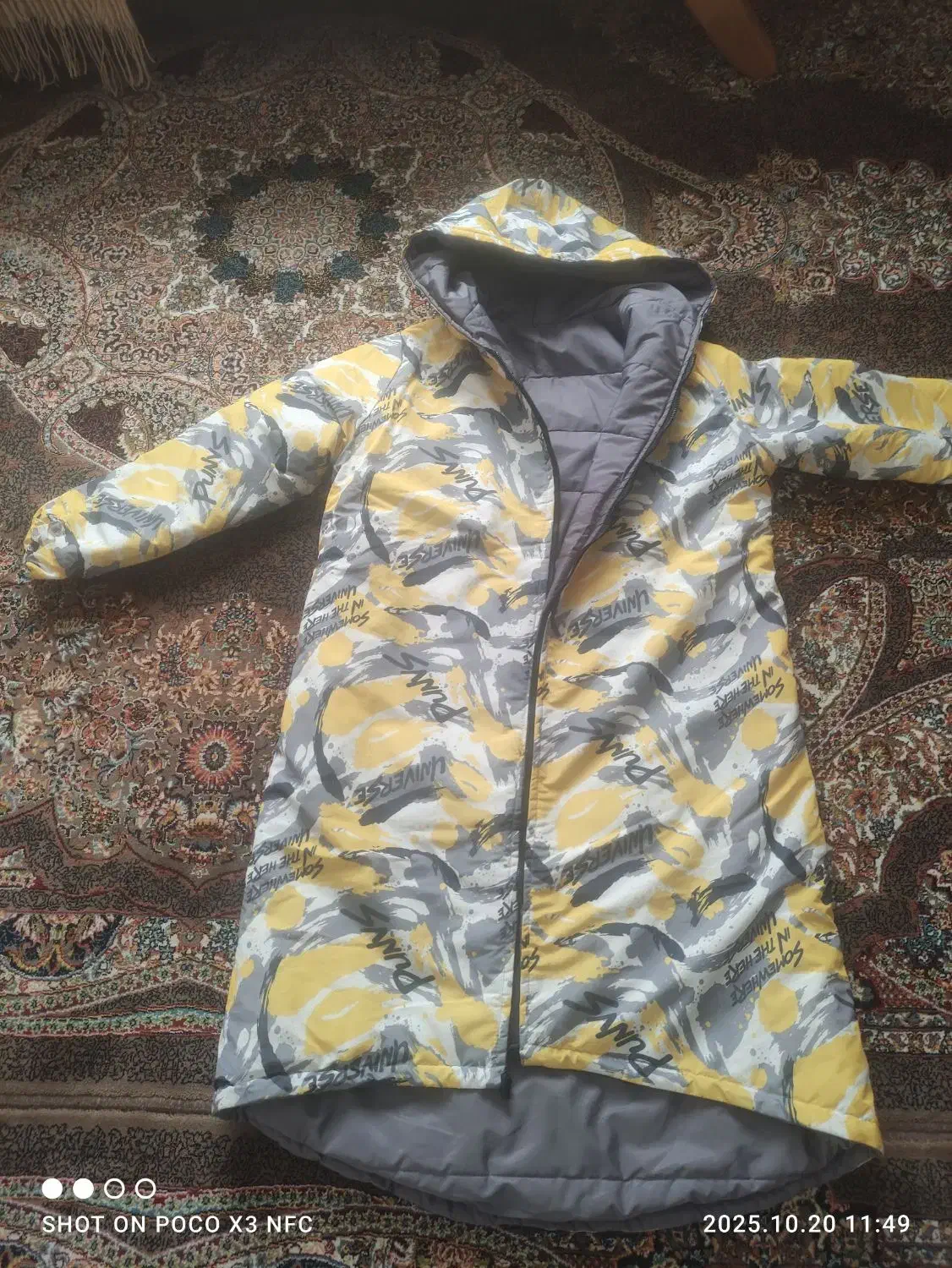 کاپشن بارانی تازه بدون استفاده از هردو طرف|لباس|کامیاران, |دیوار