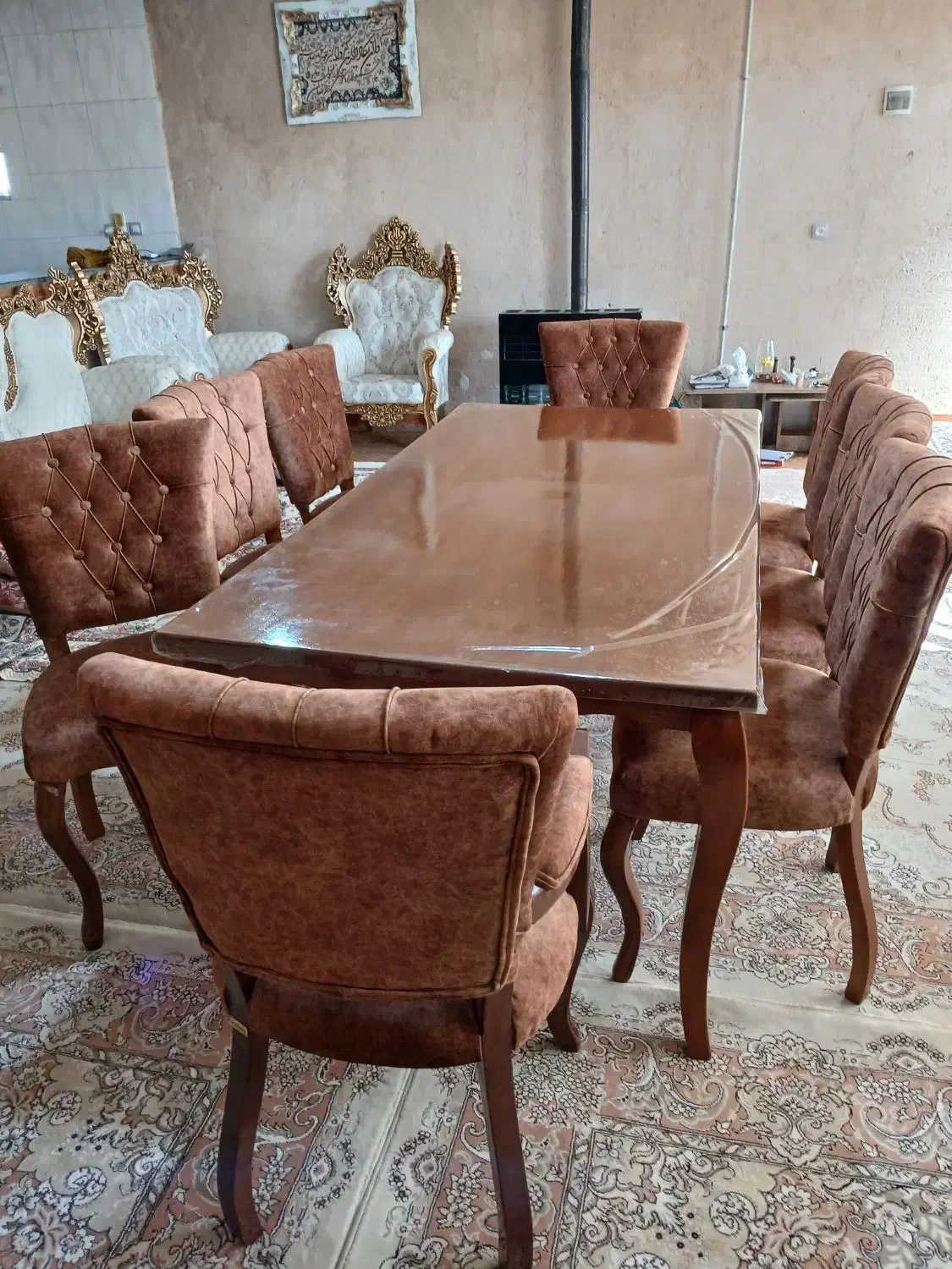 میز و صندلی غذاخوری میز نهارخوری ۸نفره|میز و صندلی غذاخوری|شباب, |دیوار