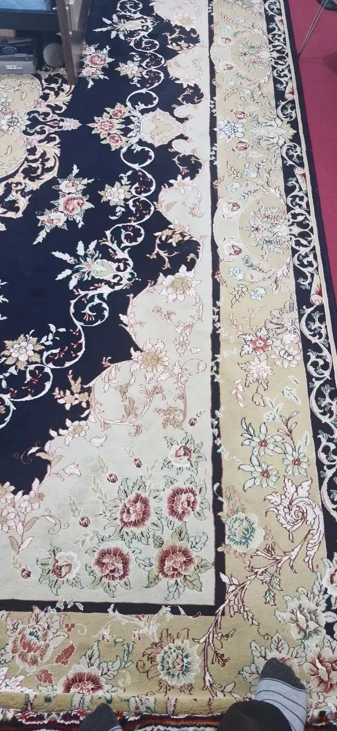 فرش ابی قشنگ|فرش|کوهدشت, |دیوار