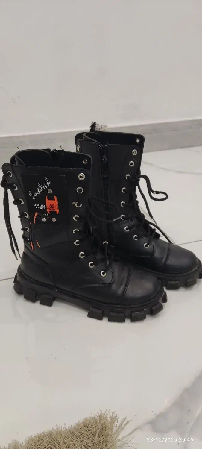 بوت بلند سایز ۳۵|کیف، کفش، کمربند|رشت, سلیمانداراب|دیوار