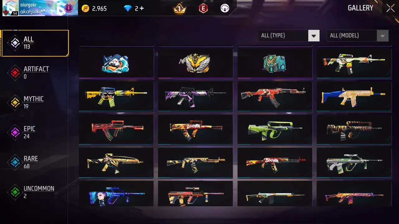 فری فایر لول55|کنسول، بازی ویدئویی و آنلاین|بروجرد, |دیوار