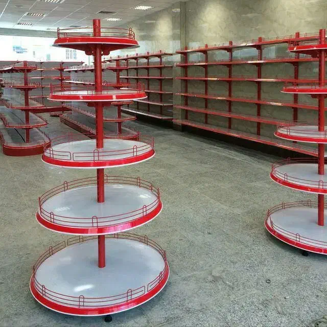 قفسه هایپرمارکت سفید پشت توری|فروشگاه و مغازه|نجف‌آباد, کشاورز|دیوار