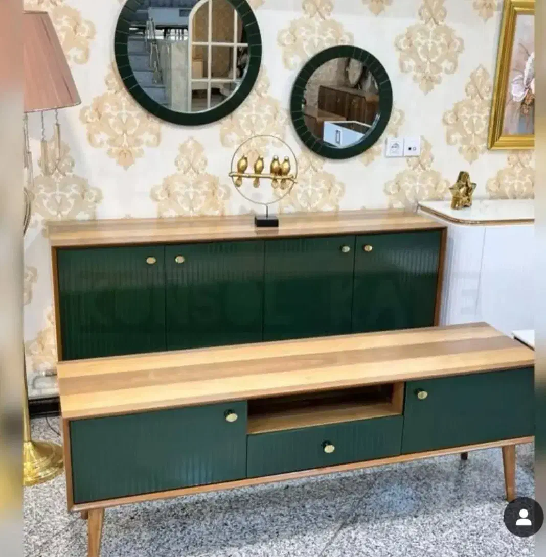 ساخت آینه کنسول و میز tv|بوفه، ویترین، کنسول|فردوسیه, |دیوار