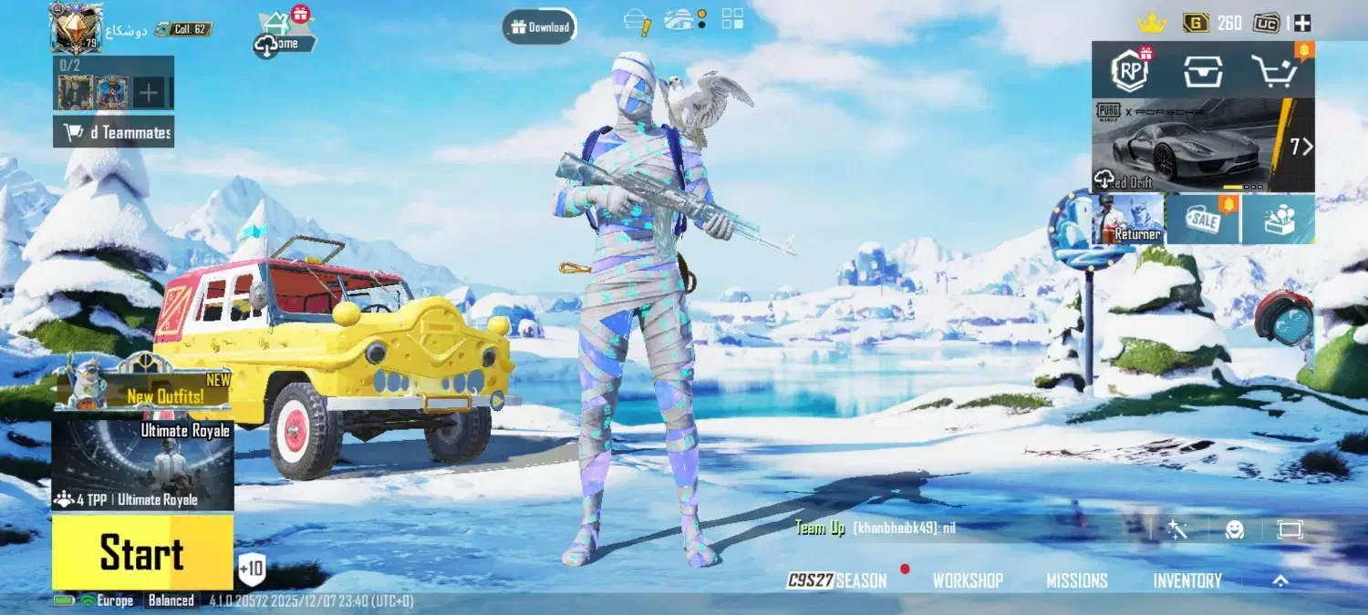 اکانت پابجی موبایل|کنسول، بازی ویدئویی و آنلاین|کوزران, |دیوار