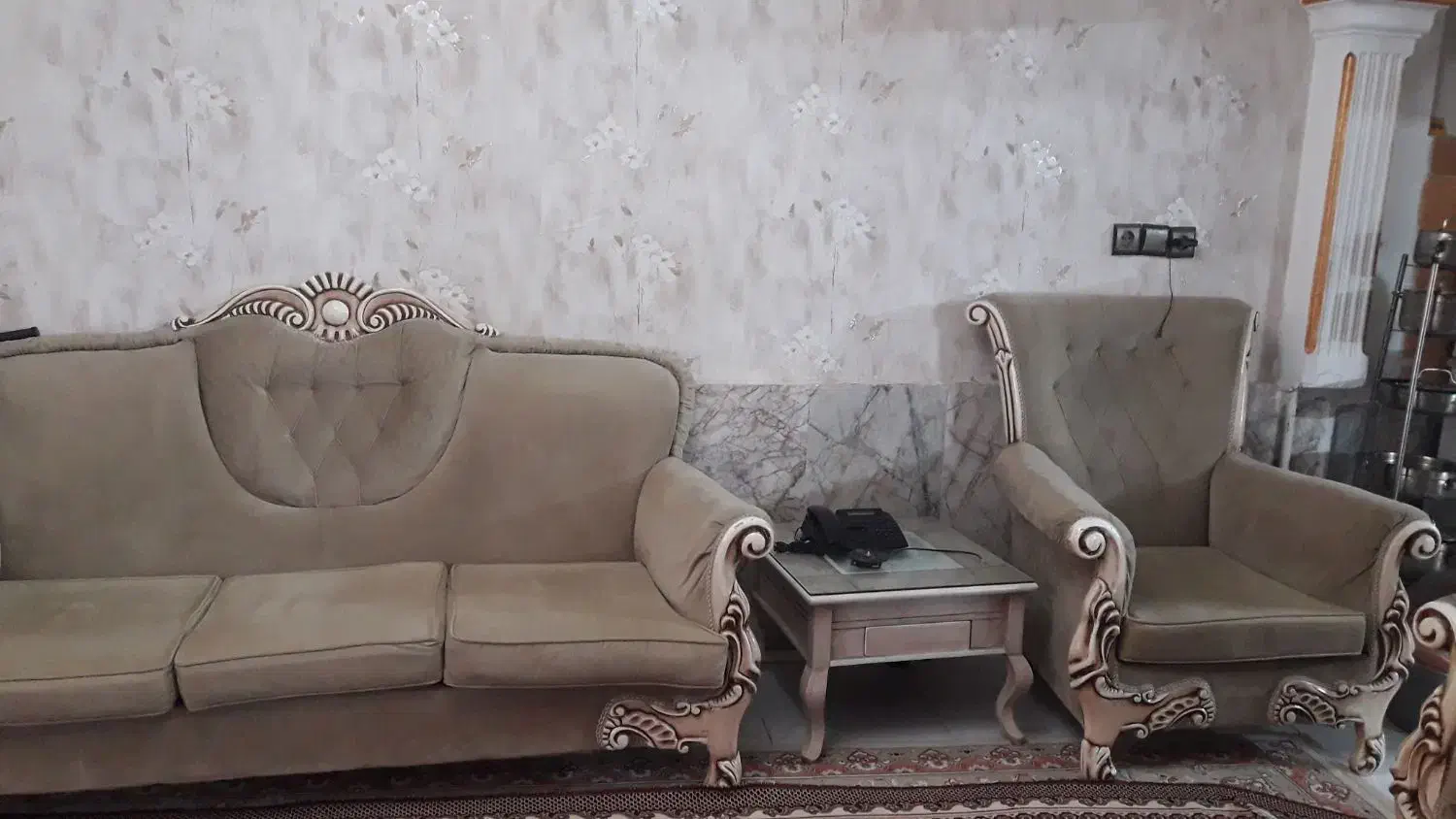 مبلمان 7نفره|مبلمان خانگی و میز عسلی|مشهد, گوهرشاد|دیوار