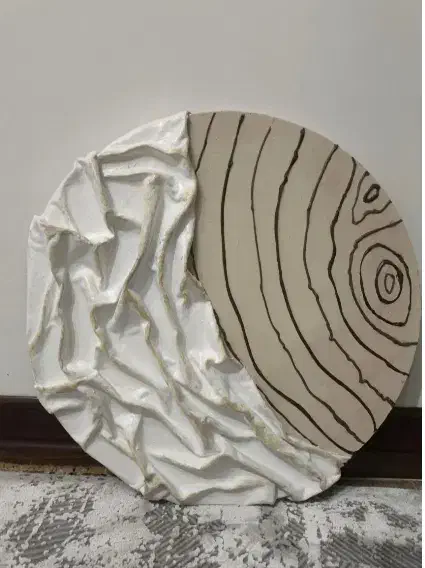 تابلو مینیمال رنگ نود کار شده با پارچه ۴۰ در ۴۰|تابلو، نقاشی، عکس|تهران, امانیه|دیوار