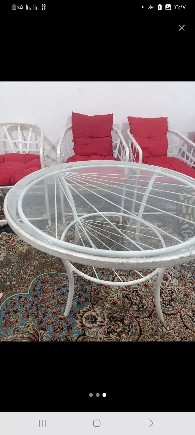 میز وصندلی فلزی|میز و صندلی غذاخوری|بندرعباس, |دیوار