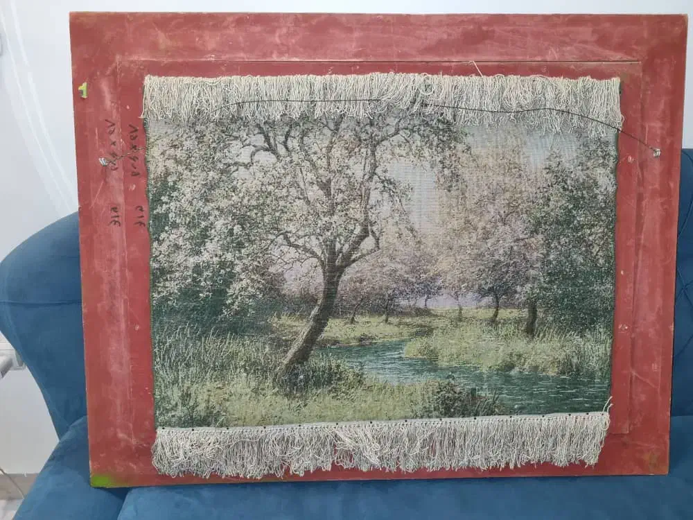 تابلو فرش دستبافت کاملا سالم|تابلو فرش|تهران, پرستار|دیوار