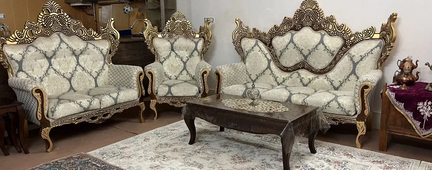 مبل سلطنتی|مبلمان خانگی و میز عسلی|سبزوار, غرب نیروگاه|دیوار