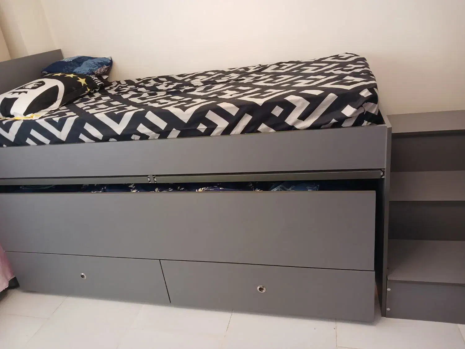 تخت دوطبقه نوجوان|تخت و سرویس خواب|پردیس, فاز ۸|دیوار