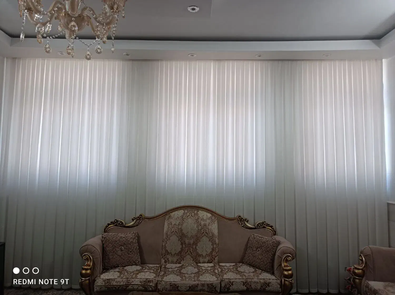 پرده شاین|پرده، رانر، رومیزی|قم, باغ شریفی|دیوار