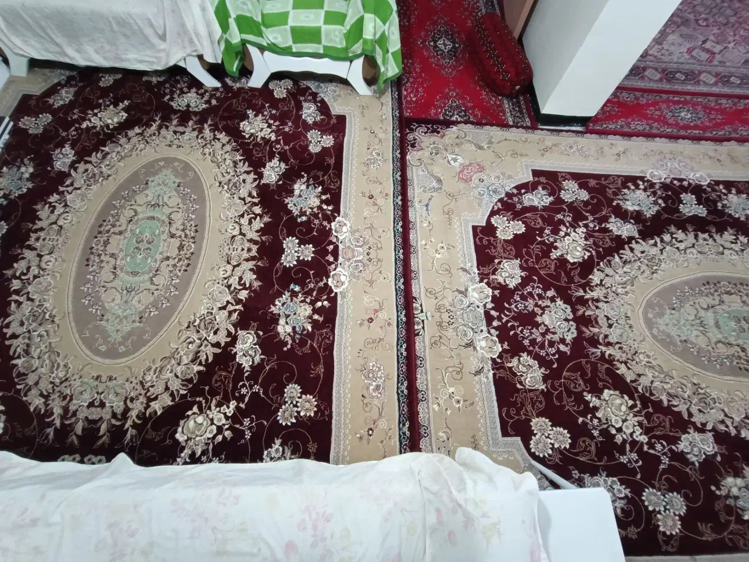 فروش دو عدد فرش  12 متری|فرش|خاش, |دیوار