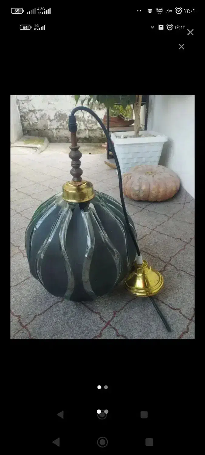 لوستر دو عدد دونه ای 200|لوستر و چراغ آویز|رشت, پیرکلاچای|دیوار