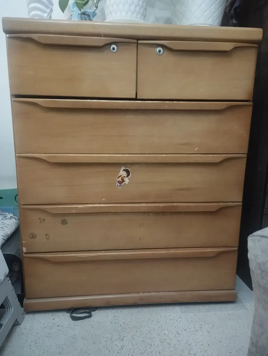 دراور ۶ کشو|جاکفشی، کمد، دراور|پیشوا, |دیوار