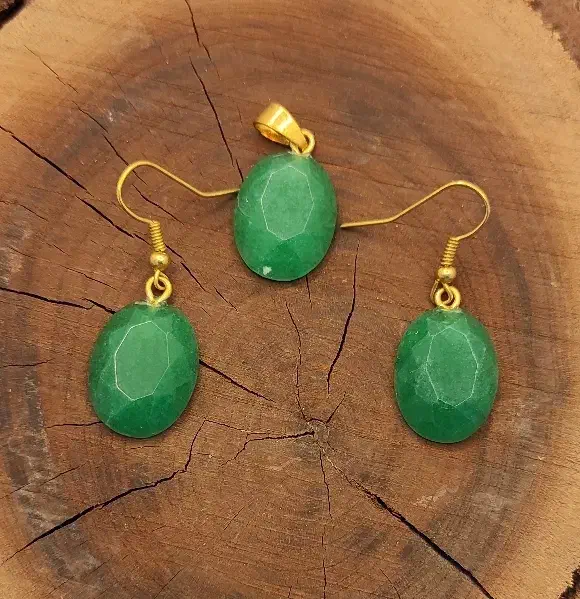 نیم ست جید|جواهرات|زاهدان, |دیوار