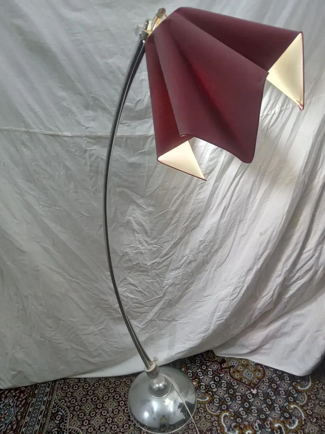 آباژور پایه استیل سالم قیمت مناسب|چراغ خواب و آباژور|بروجرد, |دیوار