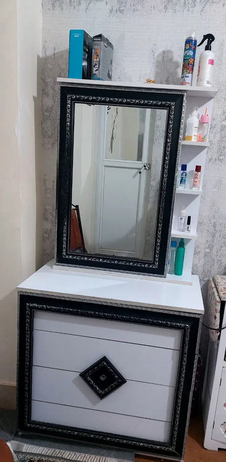 دراورآینه دارکشویی|جاکفشی، کمد، دراور|بوئین زهرا, |دیوار