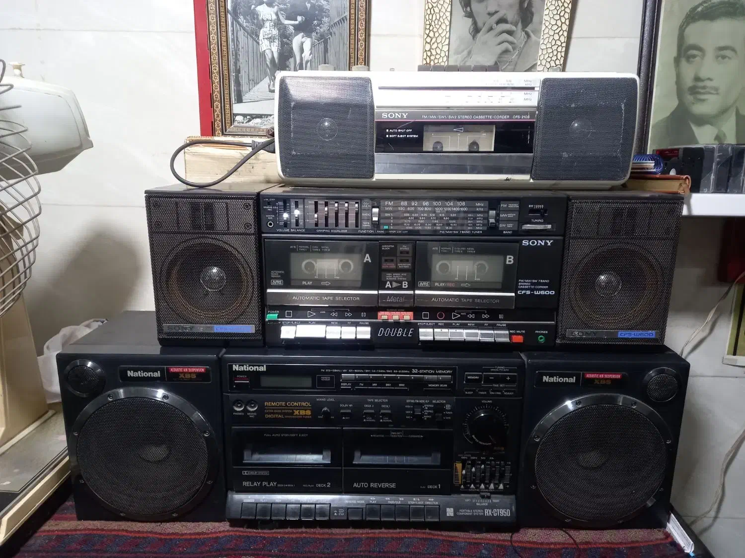 رادیو ظبط های قدیمی|سیستم صوتی خانگی|کرمانشاه, |دیوار