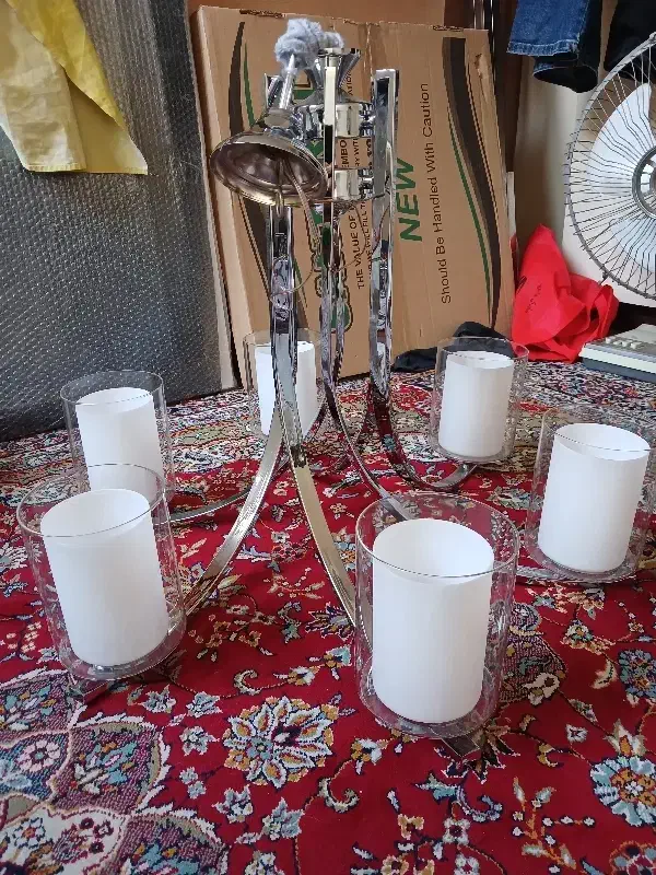 لوستر ۶ شعله|لوستر و چراغ آویز|تهران, سلیمانی|دیوار